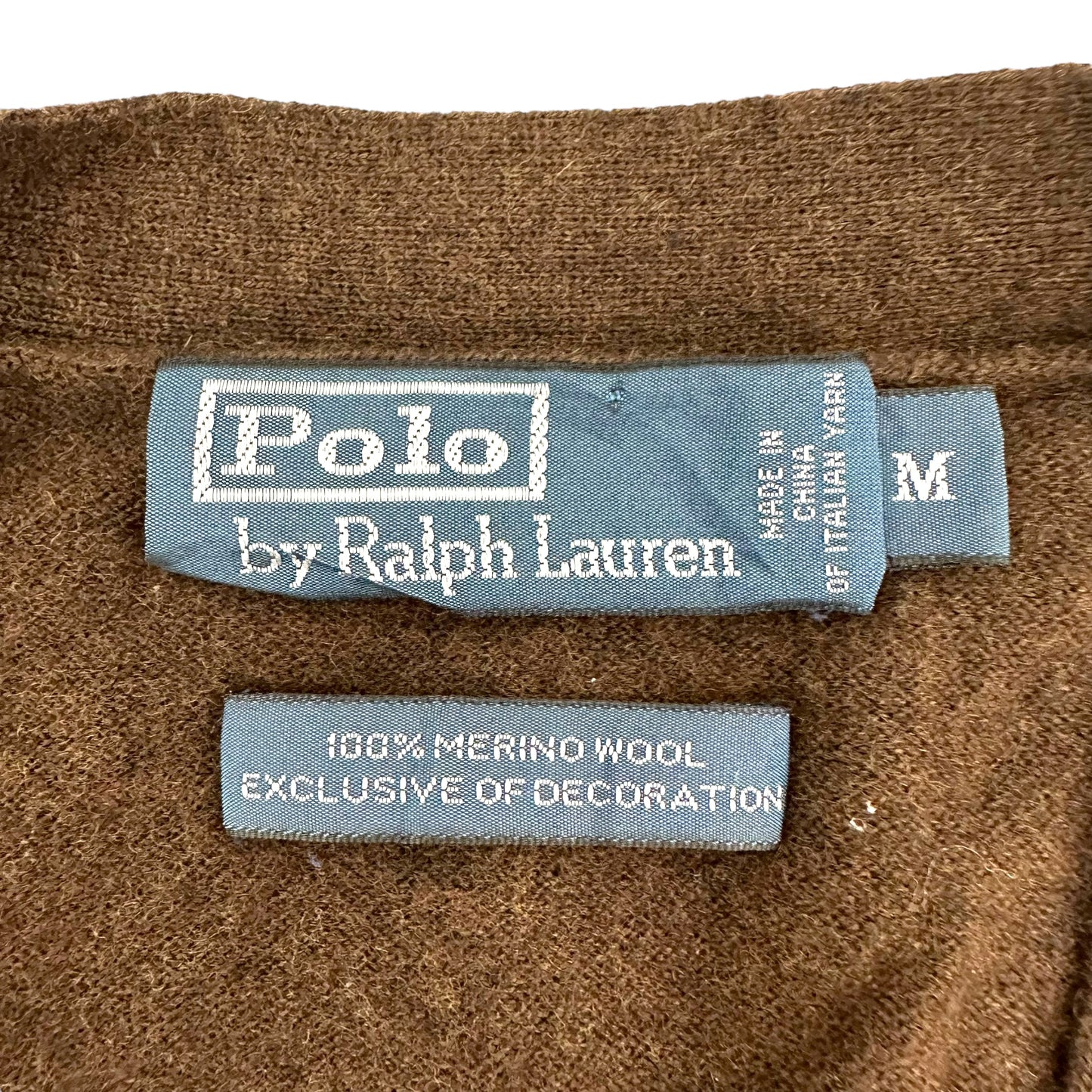 GN114 Polo by Ralph Lauren カーディガン M ブラウン