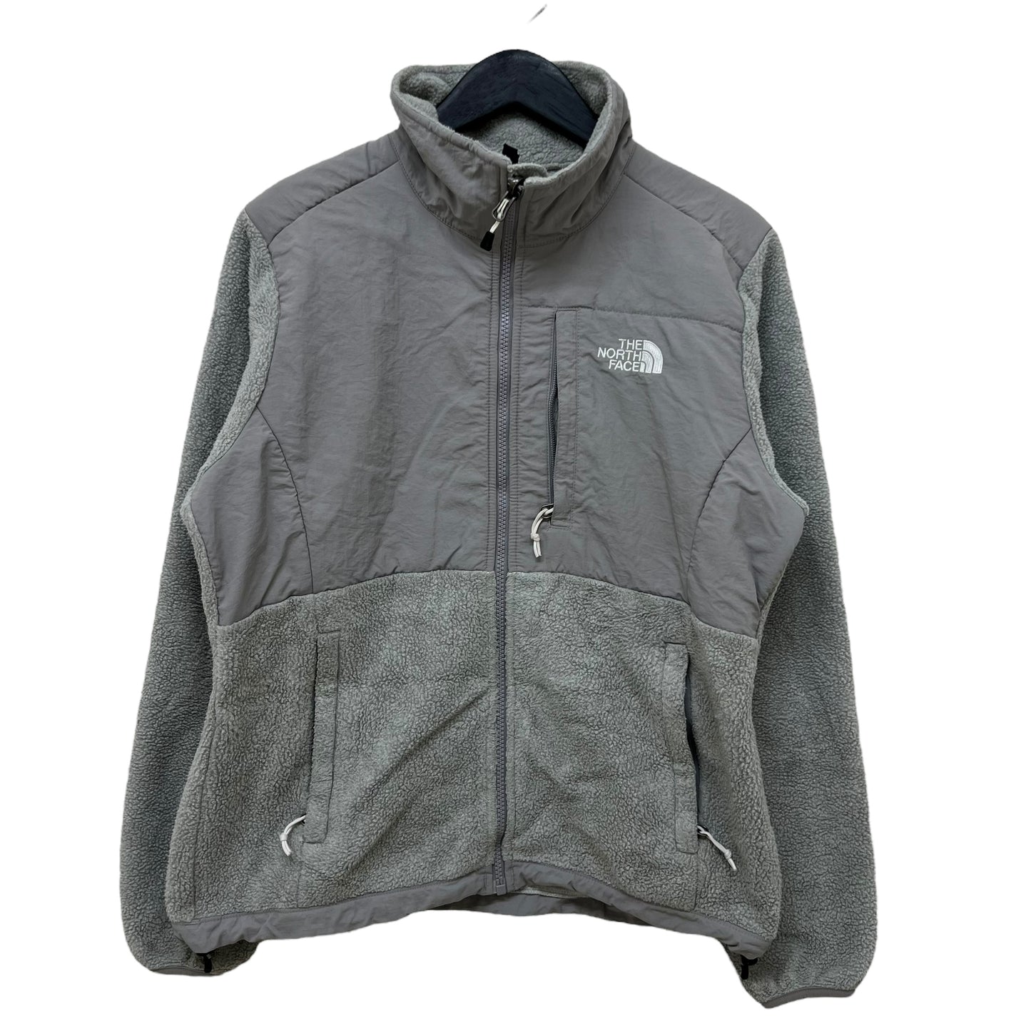 GM375 THE NORTH FACE ザノースフェイス 長袖 ジップアップ フリース ジャケット 上着 羽織り トップス グレー レディース S