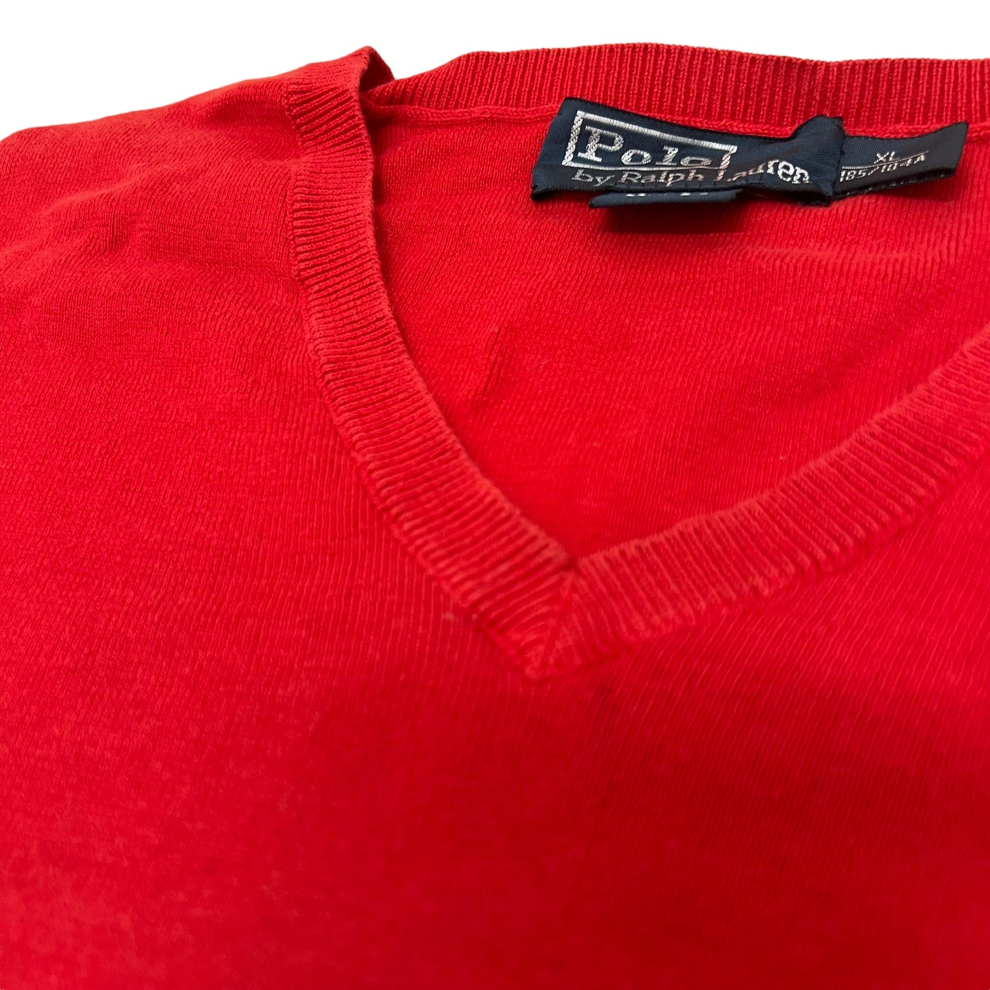 GM260 POLO RALPH LAUREN ポロラルフローレン 長袖 ニット トップス レッド メンズ XL