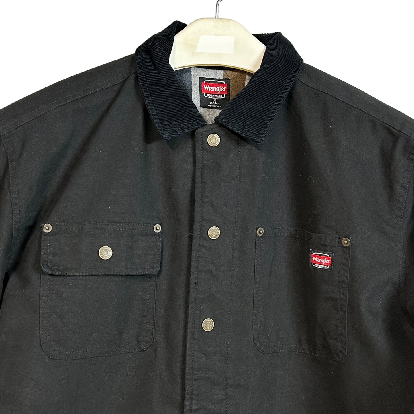 GH024 WRANGLER ラングラー WORKWEAR ワークジャケット ブラック メンズ L/G 42-44