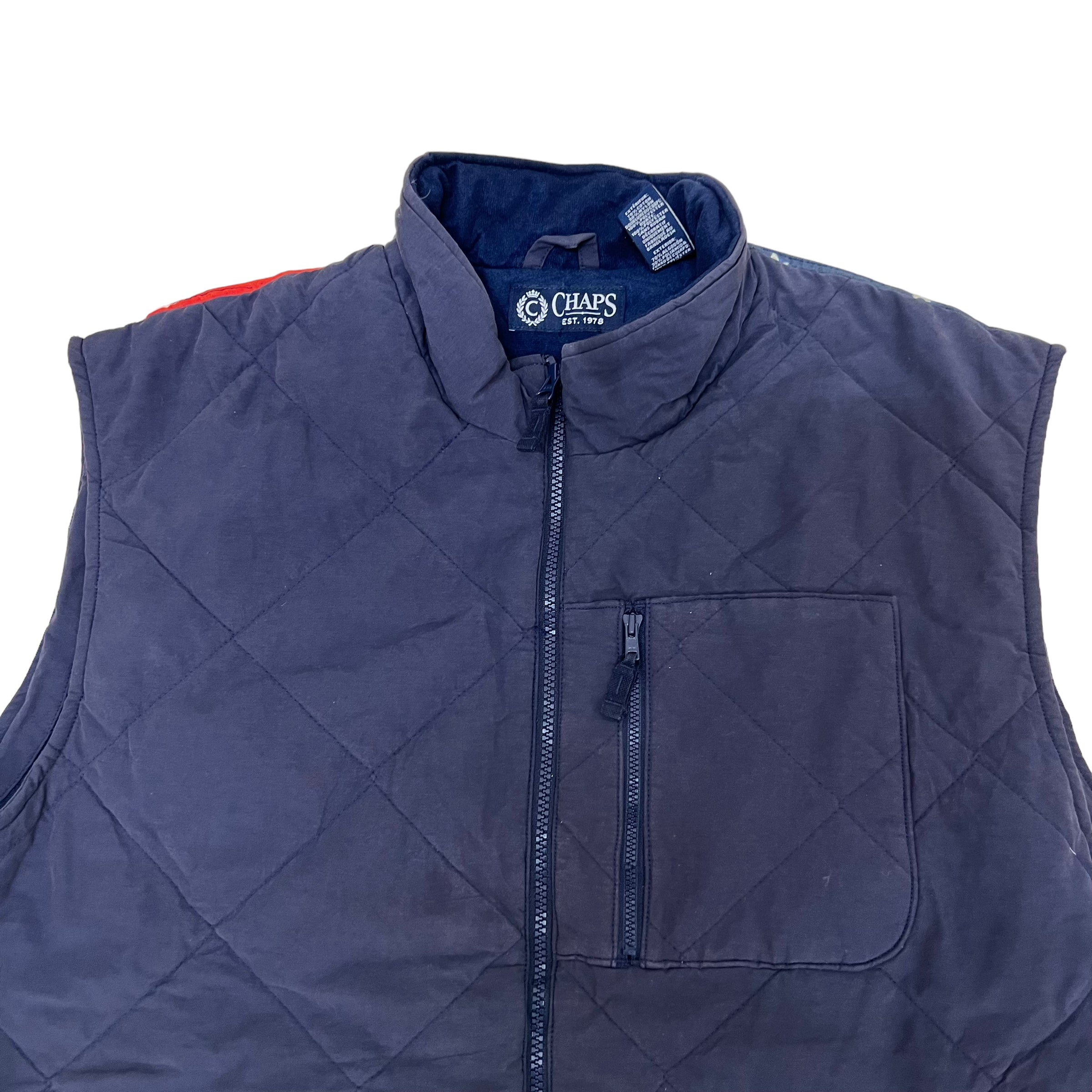 Chaps on sale quilted jacket