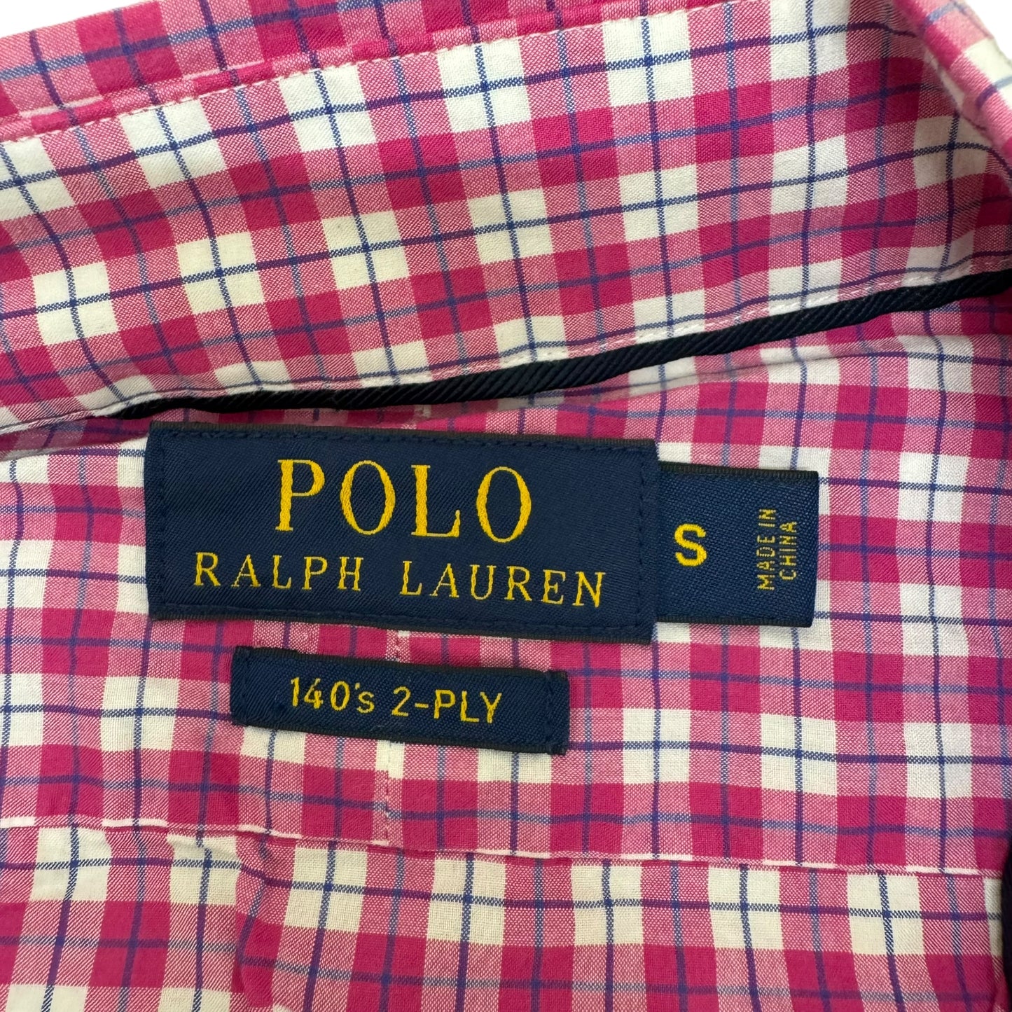 GC839 POLO RALPH LAUREN ポロ ラルフ ローレン チェックシャツ シャツ デザインシャツ 長袖 メンズ サイズS