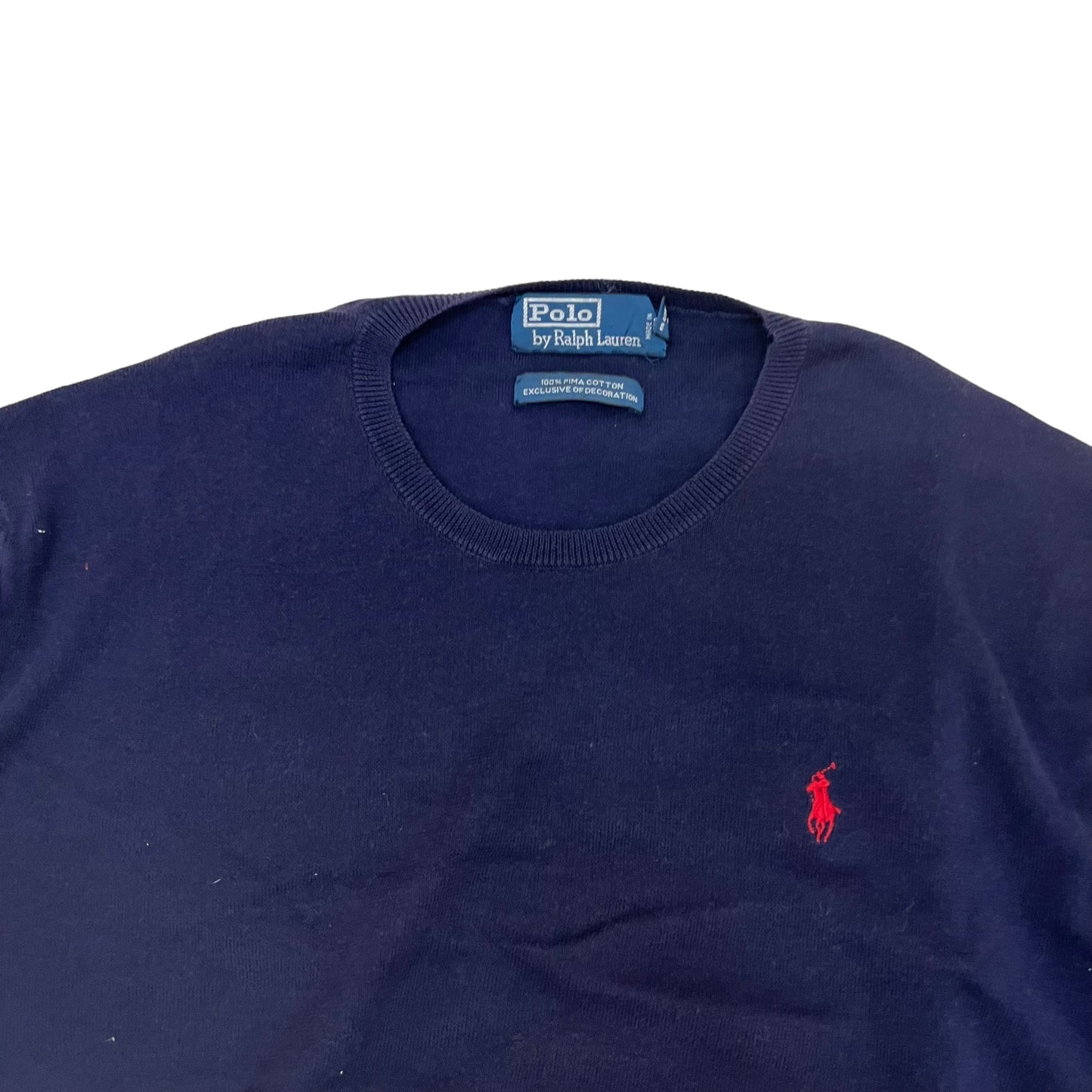 GM243 POLO RALPH LAUREN ポロラルフローレン 長袖 ニット トップス ネイビー メンズ L