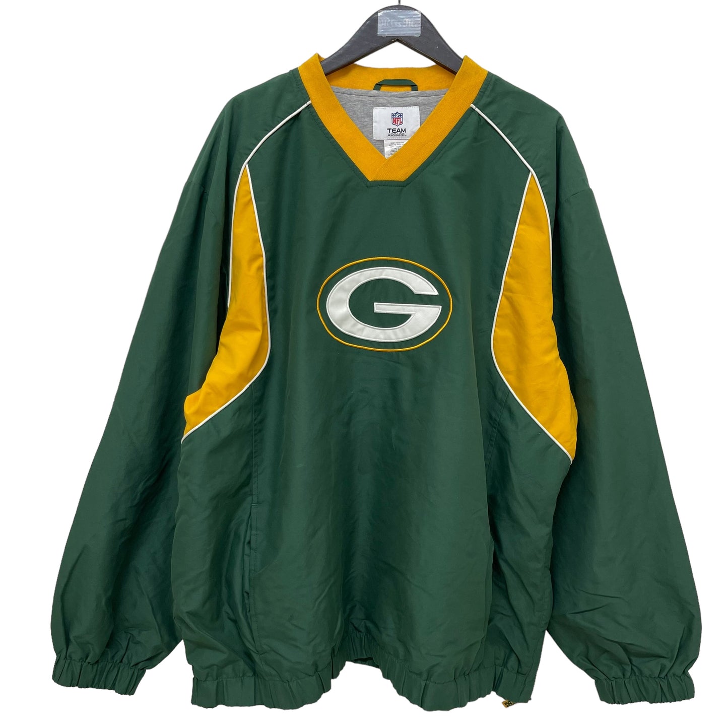 GC223 NFL GREEN BAY PACKERS プルオーバートップス トップス グリーン×イエロー メンズ サイズXL