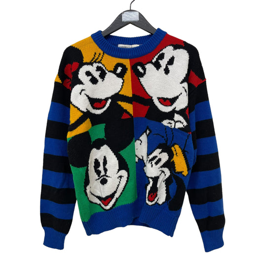 GC299 Disney Mickey ニット セーター プルオーバー マルチカラー