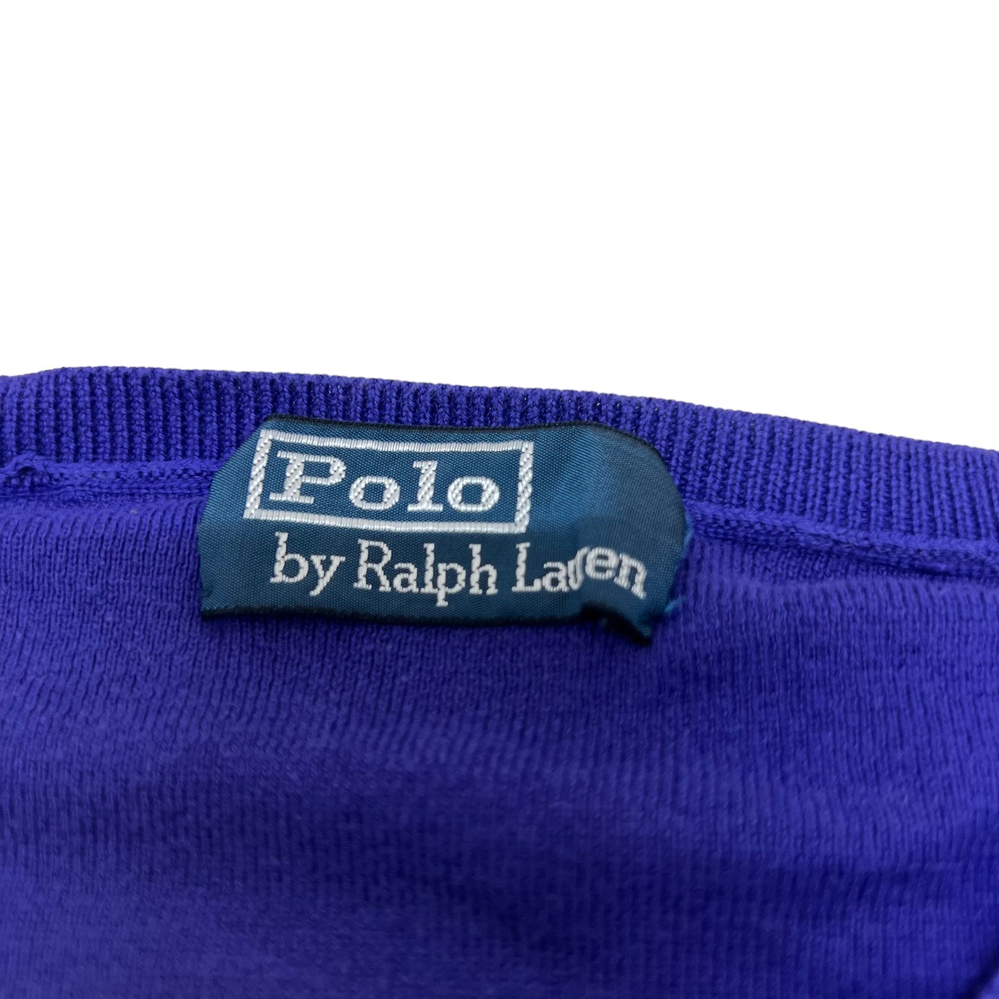 GM251 POLO RALPH LAUREN ポロラルフローレン 長袖 ニット トップス パープル メンズ 実寸参考