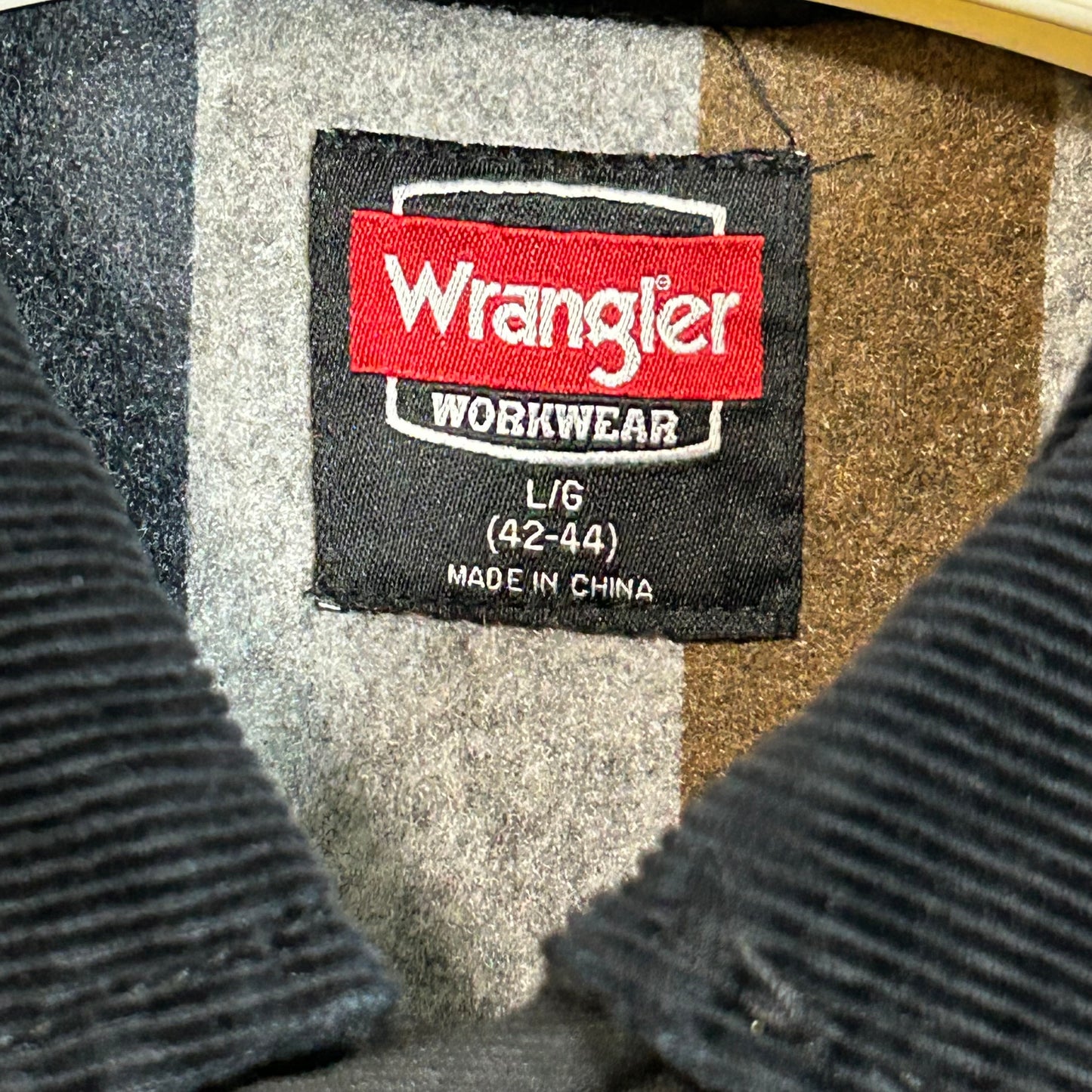 GH024 WRANGLER ラングラー WORKWEAR ワークジャケット ブラック メンズ L/G 42-44