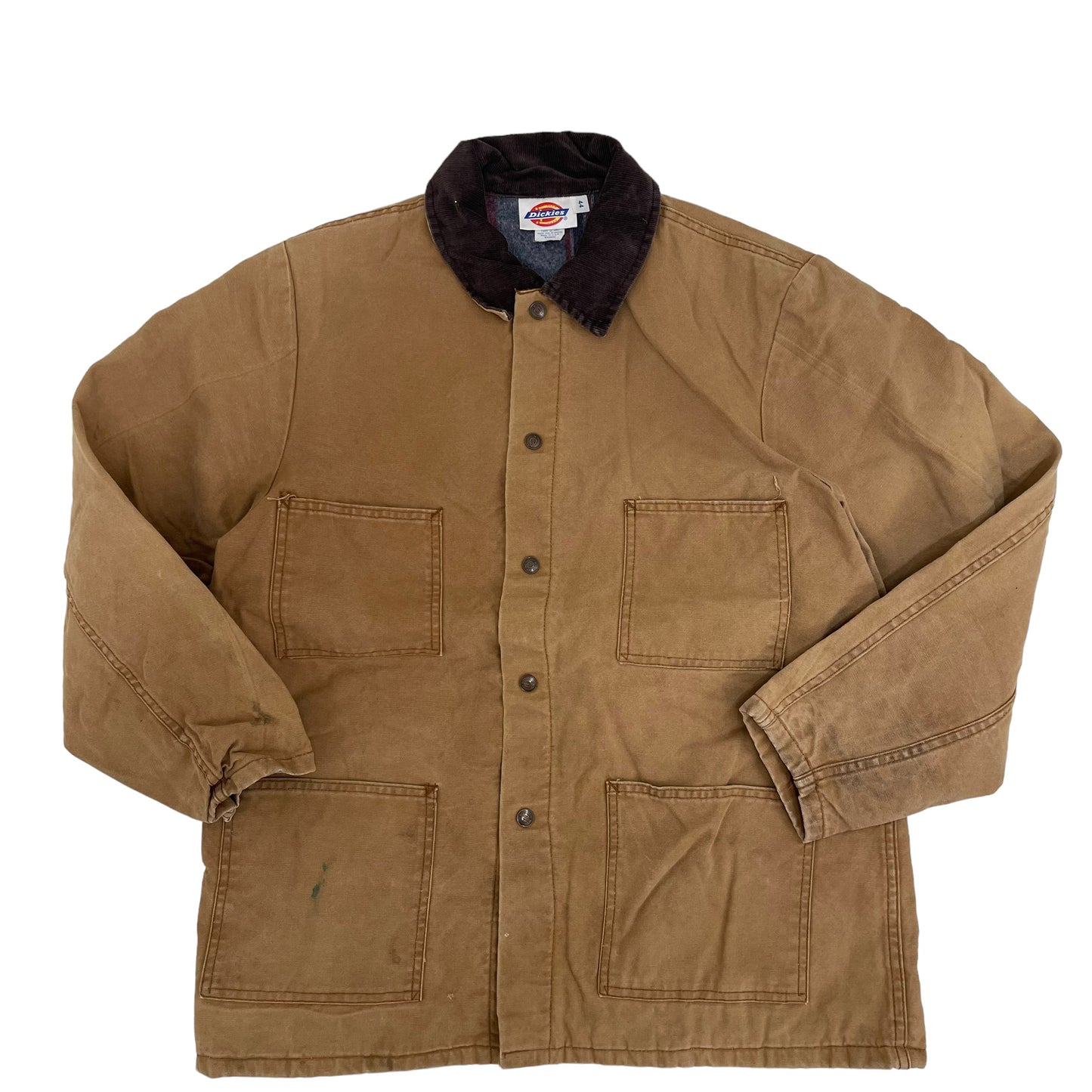 GC220 USA製 Dickies ダックジャケット ダック地 ジャケット ブラウン メンズ サイズ44