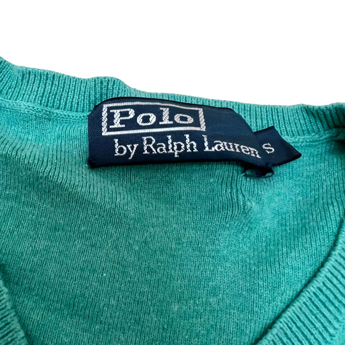 GM271 POLO RALPH LAUREN ポロラルフローレン 長袖 ニット トップス グリーン系 メンズ S