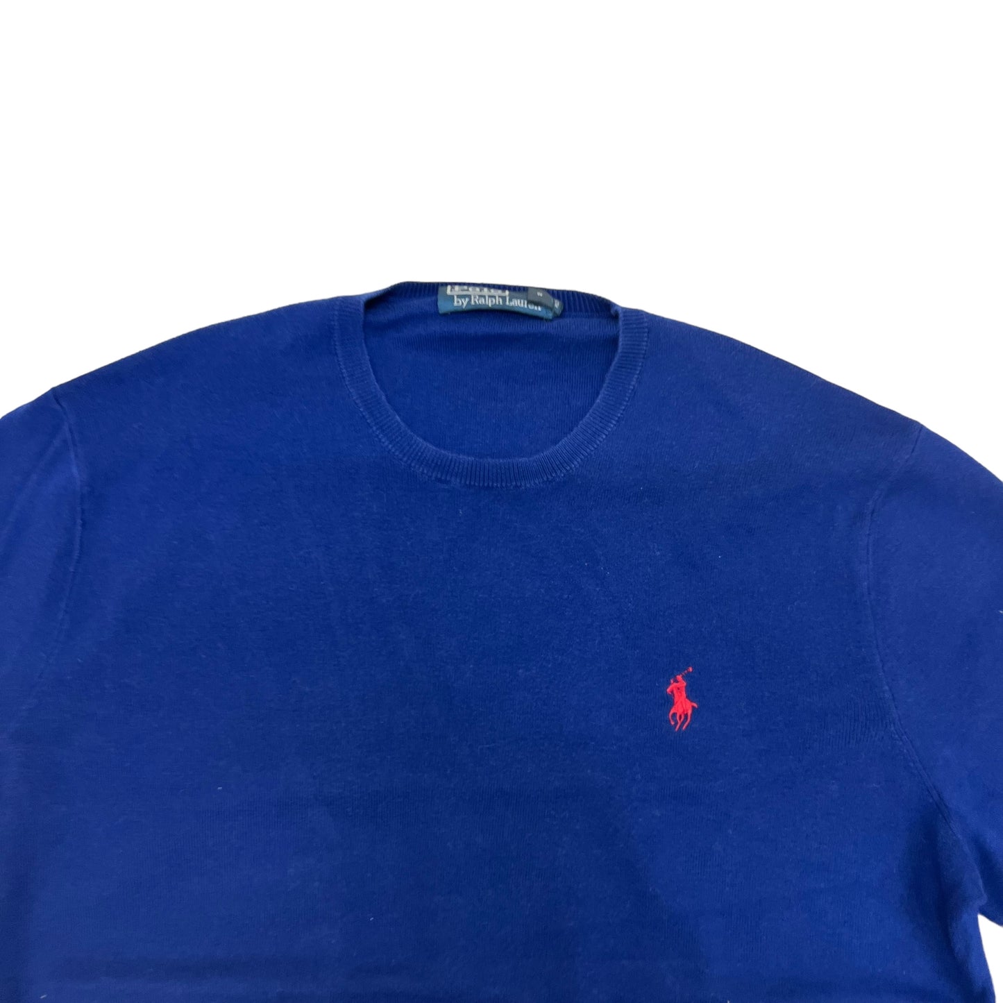 GM286 POLO RALPH LAUREN ポロラルフローレン 長袖 ニット トップス ブルー メンズ M