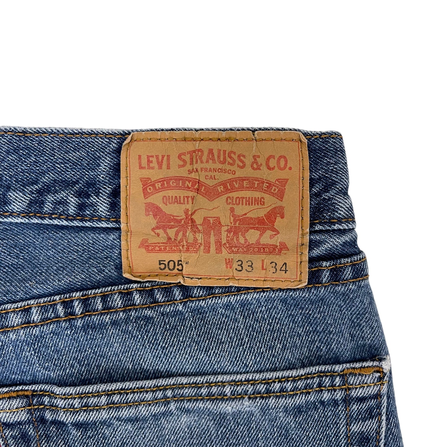 GC13 LEVIS 505 リーバイス デニムパンツ ジーンズ 33×34 メンズ