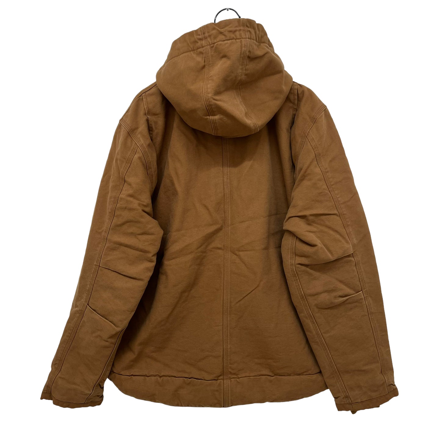 GM131 Carhartt カーハート 長袖 ジップアップ ダックジャケット 上着 羽織り トップス ブラウン メンズ L