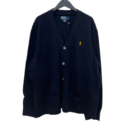 GM234 POLO RALPH LAUREN ポロラルフローレン 長袖 カーディガン トップス ネイビー メンズ XXL