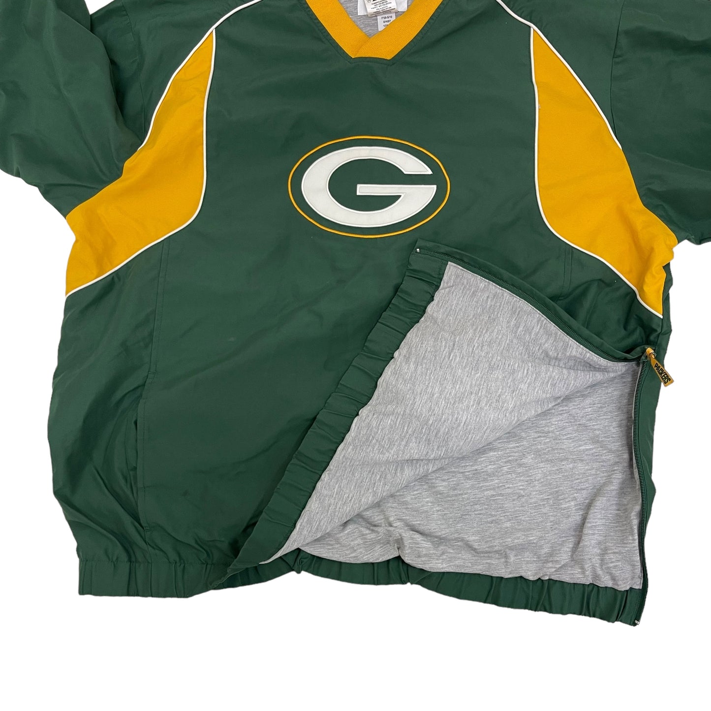 GC223 NFL GREEN BAY PACKERS プルオーバートップス トップス グリーン×イエロー メンズ サイズXL