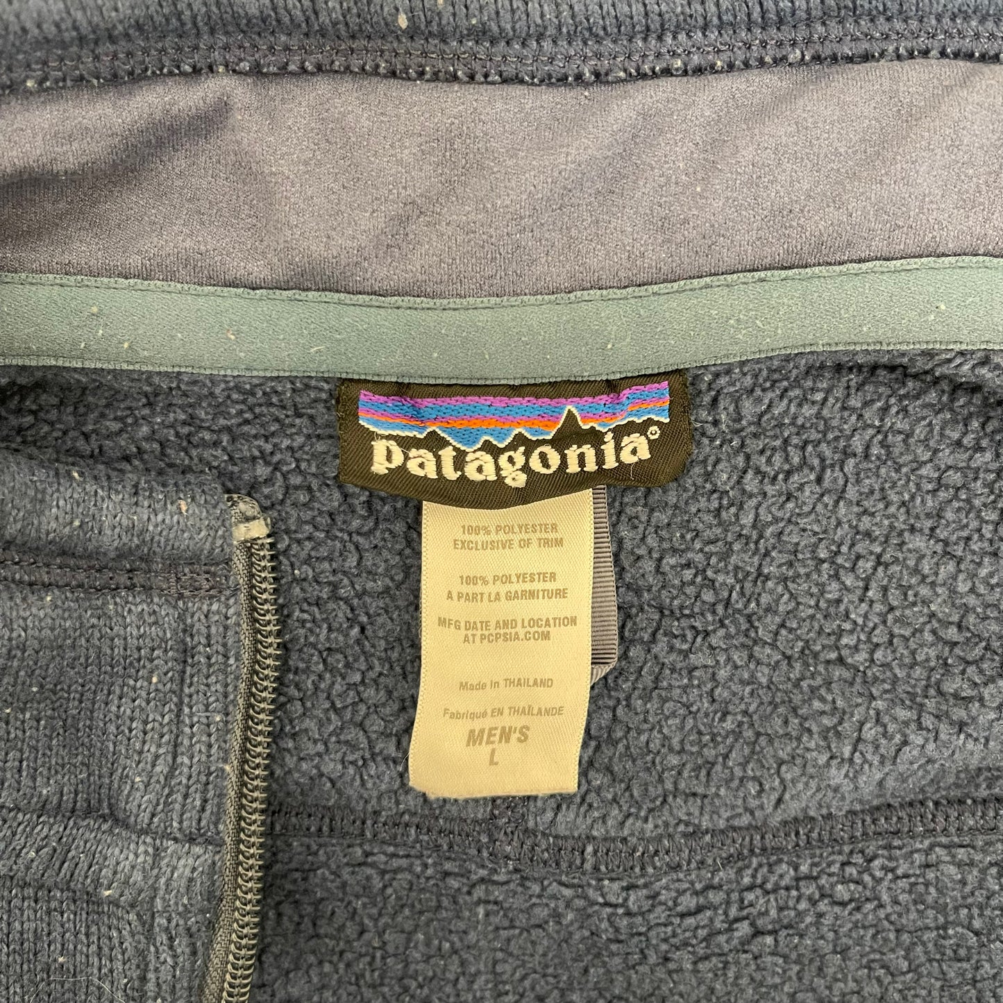 GC113 patagonia フリーストップス ジップアップ インディゴブルー メンズ サイズL