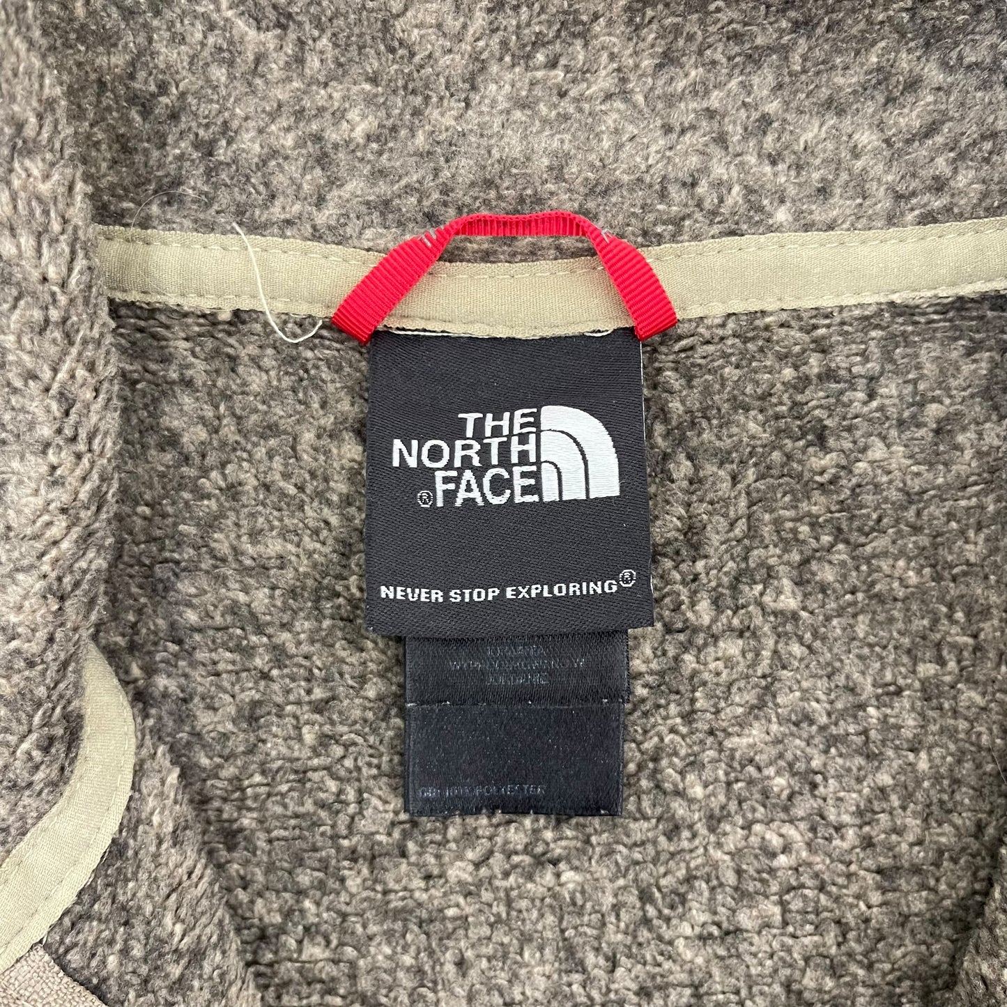 GC162 THE NORTH FACE フリーストップス ハーフジップアップ ベージュ メンズ サイズL