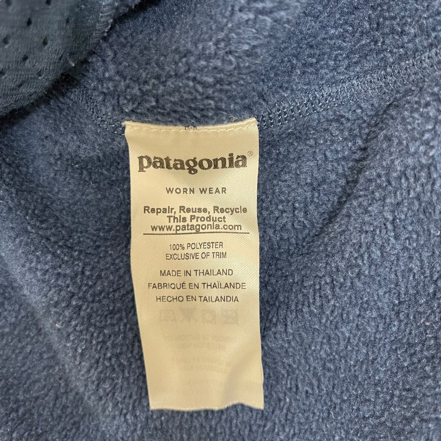 GC343 patagonia フリーストップス トップス ハーフスナップボタン ネイビー レディース サイズXL