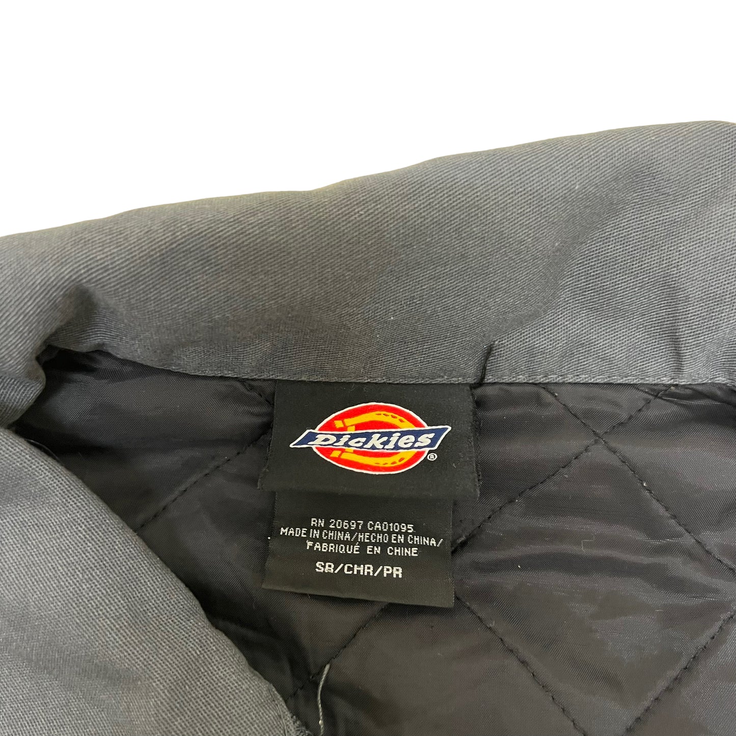 GM134 Dickies ディッキーズ 長袖 ジップアップ 中綿 ジャケット 上着 羽織り トップス グレー メンズ 実寸参考