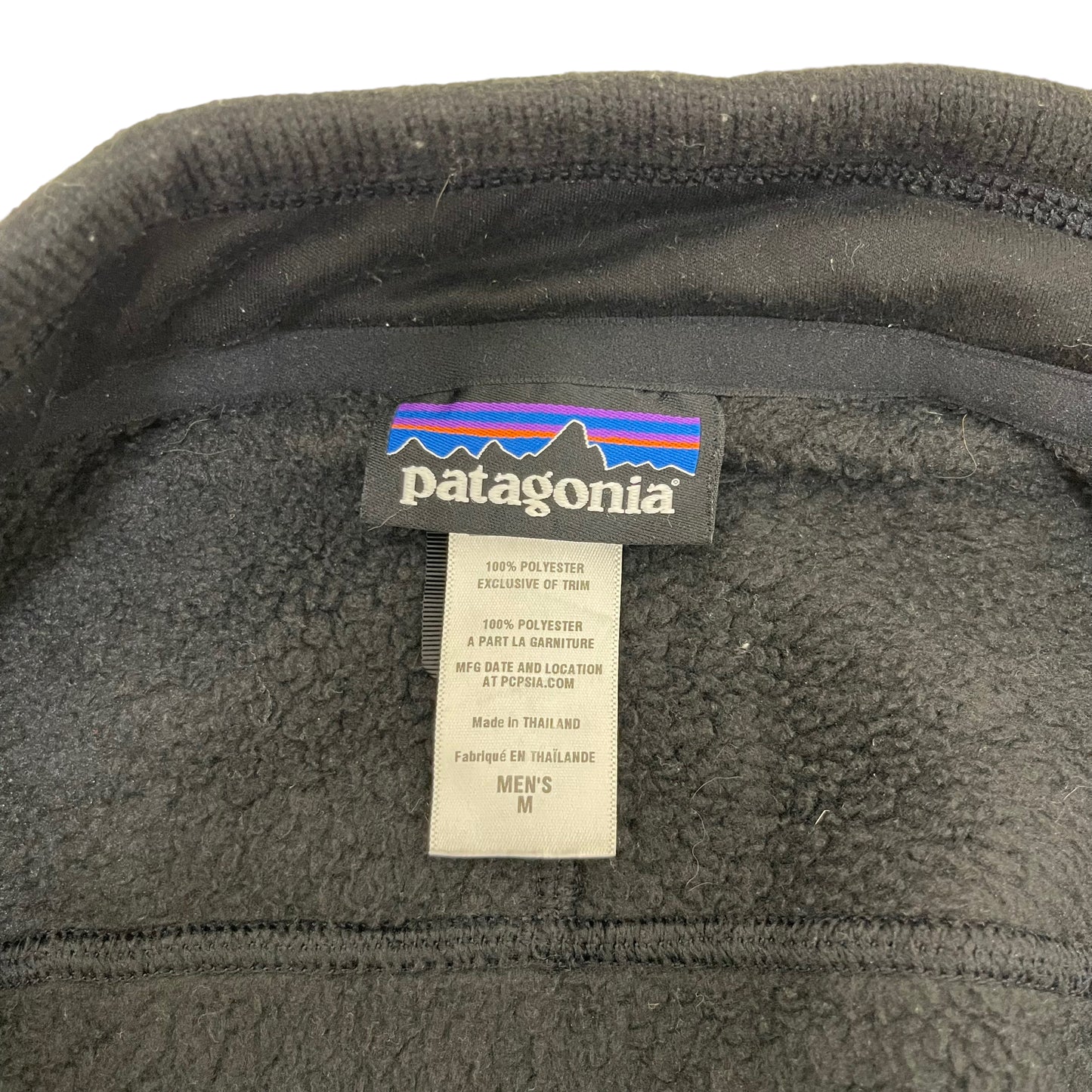 GC99 patagonia フリースジャケット ジップアップ ブラック メンズ サイズM