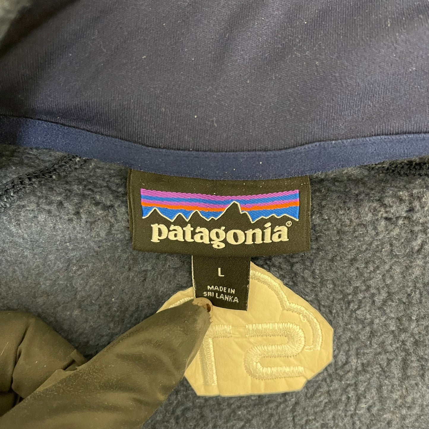 GC273 patagonia フリーストップス トップス ジップアップ ネイビー系 メンズ サイズL