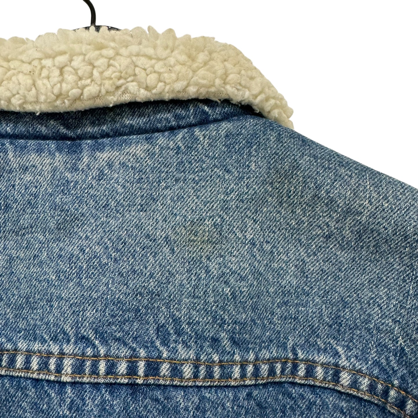 GC962 USA製 LEVI'S リーバイス デニムボアジャケット ジージャン デニムジャケット ジャケット 羽織り インディゴブルー メンズ サイズ44R