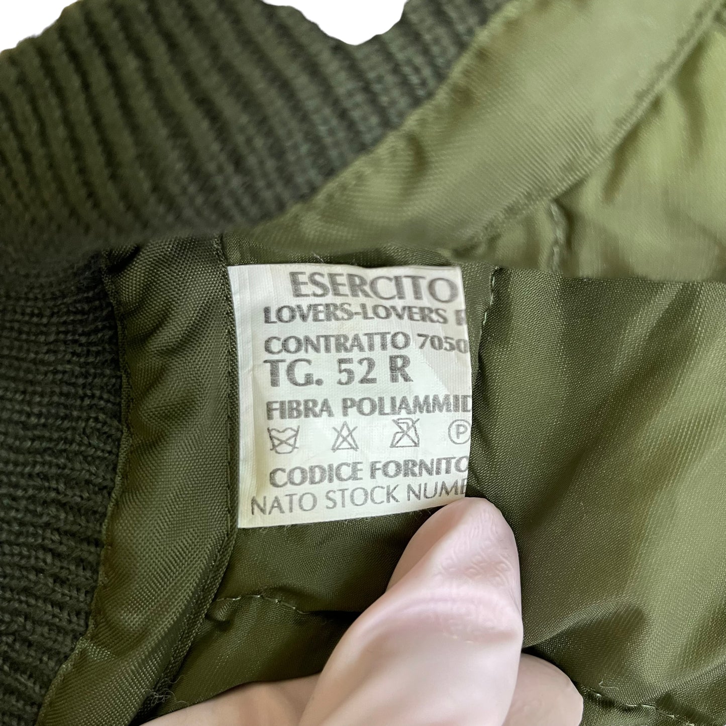 GC420 ESERCITO ITALIANO イタリア軍 軍服 デザインジャケット ジャケットナイロンジャケット カーキ メンズ