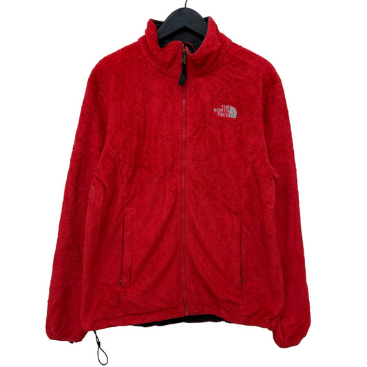 GM166 THE NORTH FACE ザノースフェイス 長袖 ジップアップ フリースジャケット トップス レッド レディース L