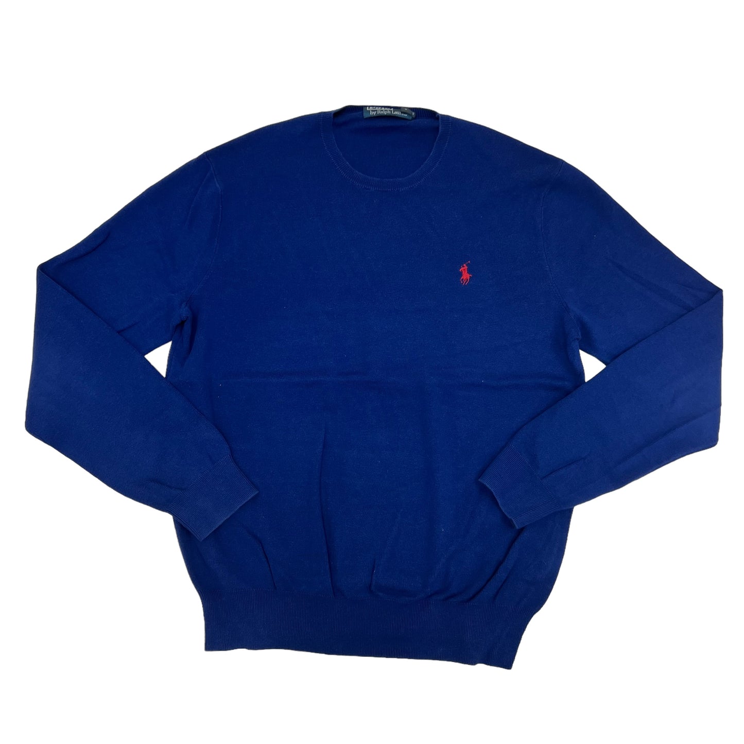 GM286 POLO RALPH LAUREN ポロラルフローレン 長袖 ニット トップス ブルー メンズ M