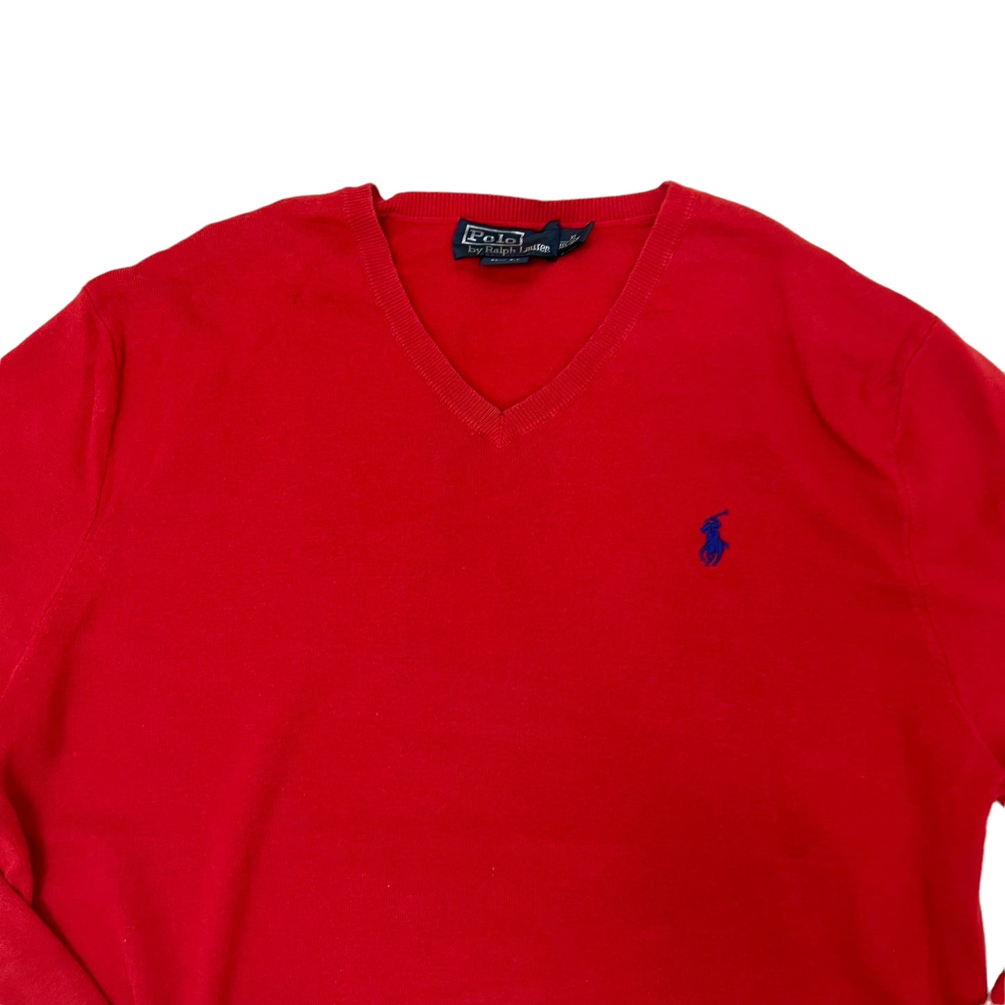 GM260 POLO RALPH LAUREN ポロラルフローレン 長袖 ニット トップス レッド メンズ XL