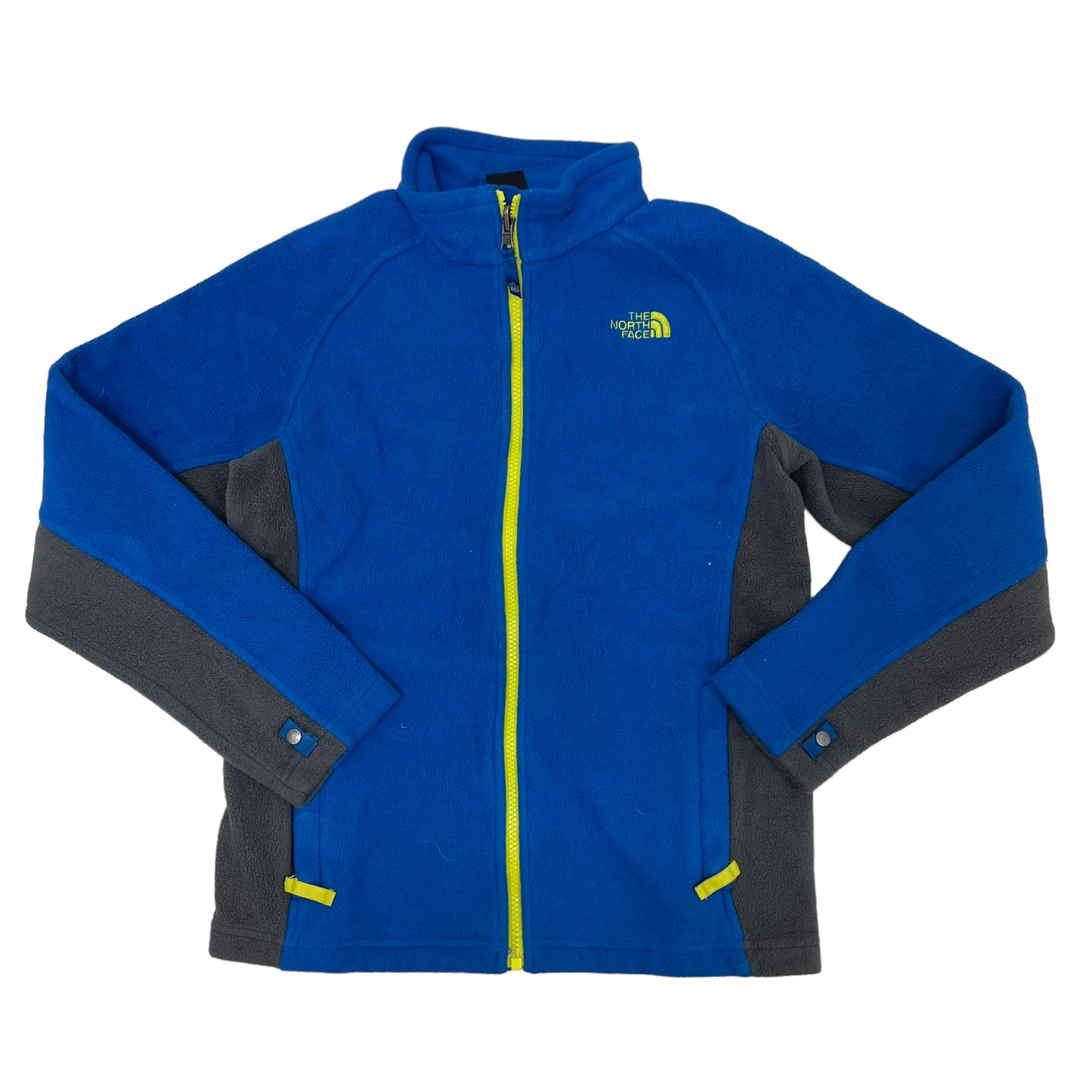 GM163 THE NORTH FACE ザノースフェイス 長袖 ジップアップ フリースジャケット トップス ブルー キッズ L