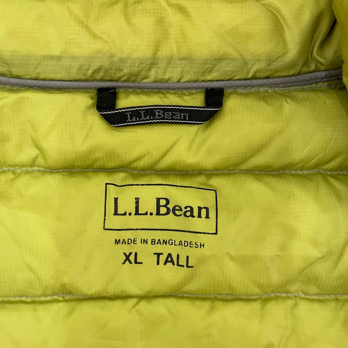 GC380 L.L.Bean ダウンジャケット ダウン ジャケット ナイロンジャケット グレー メンズ サイズXL