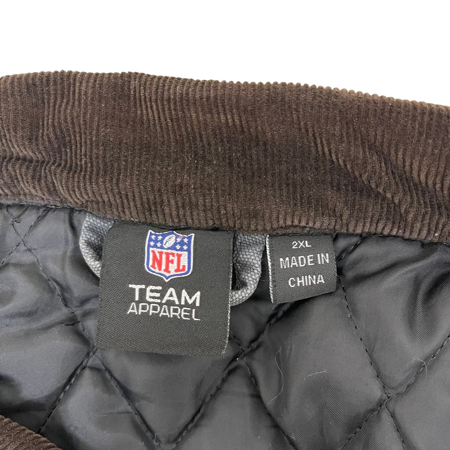 GC207 NFL BEARS シカゴベアーズ ダックジャケット ダック地 ジャケット グレーメンズ サイズ2XL