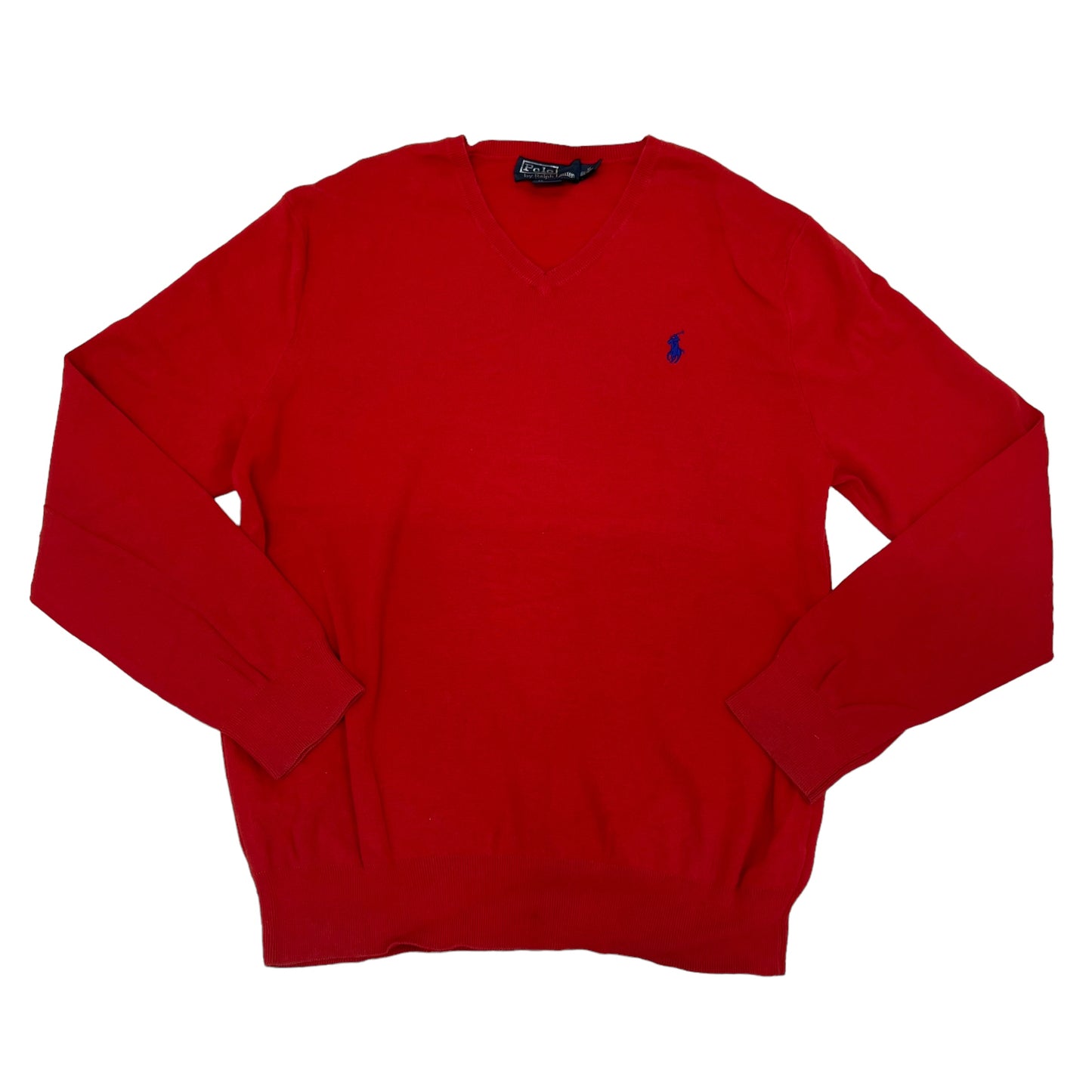 GM260 POLO RALPH LAUREN ポロラルフローレン 長袖 ニット トップス レッド メンズ XL