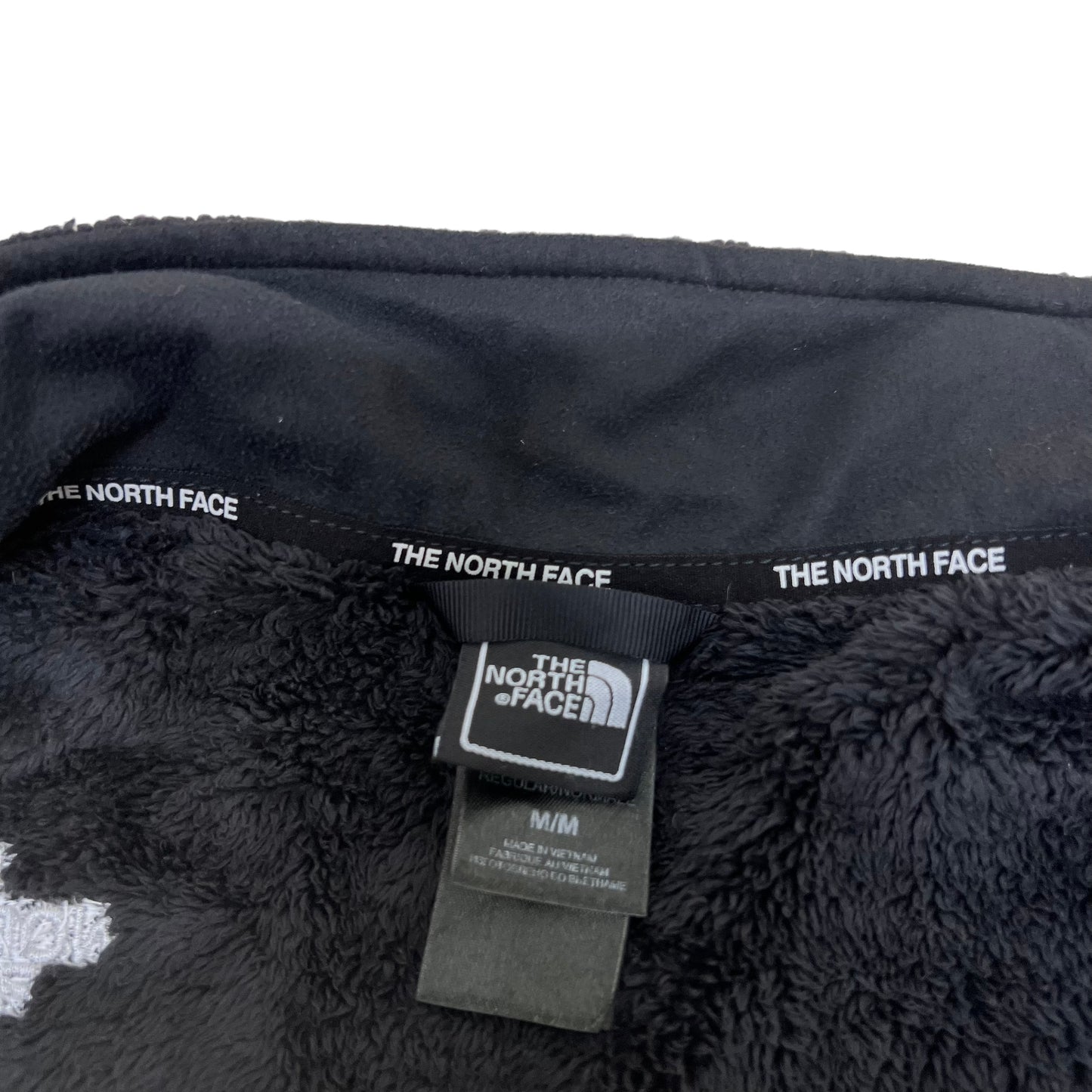 GM381 THE NORTH FACE ザノースフェイス 長袖 ジップアップ フリース ジャケット 上着 羽織り トップス ブラック レディース M