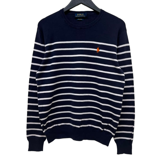 GM264 POLO RALPH LAUREN ポロラルフローレン 長袖 ニット トップス ネイビー系 メンズ S