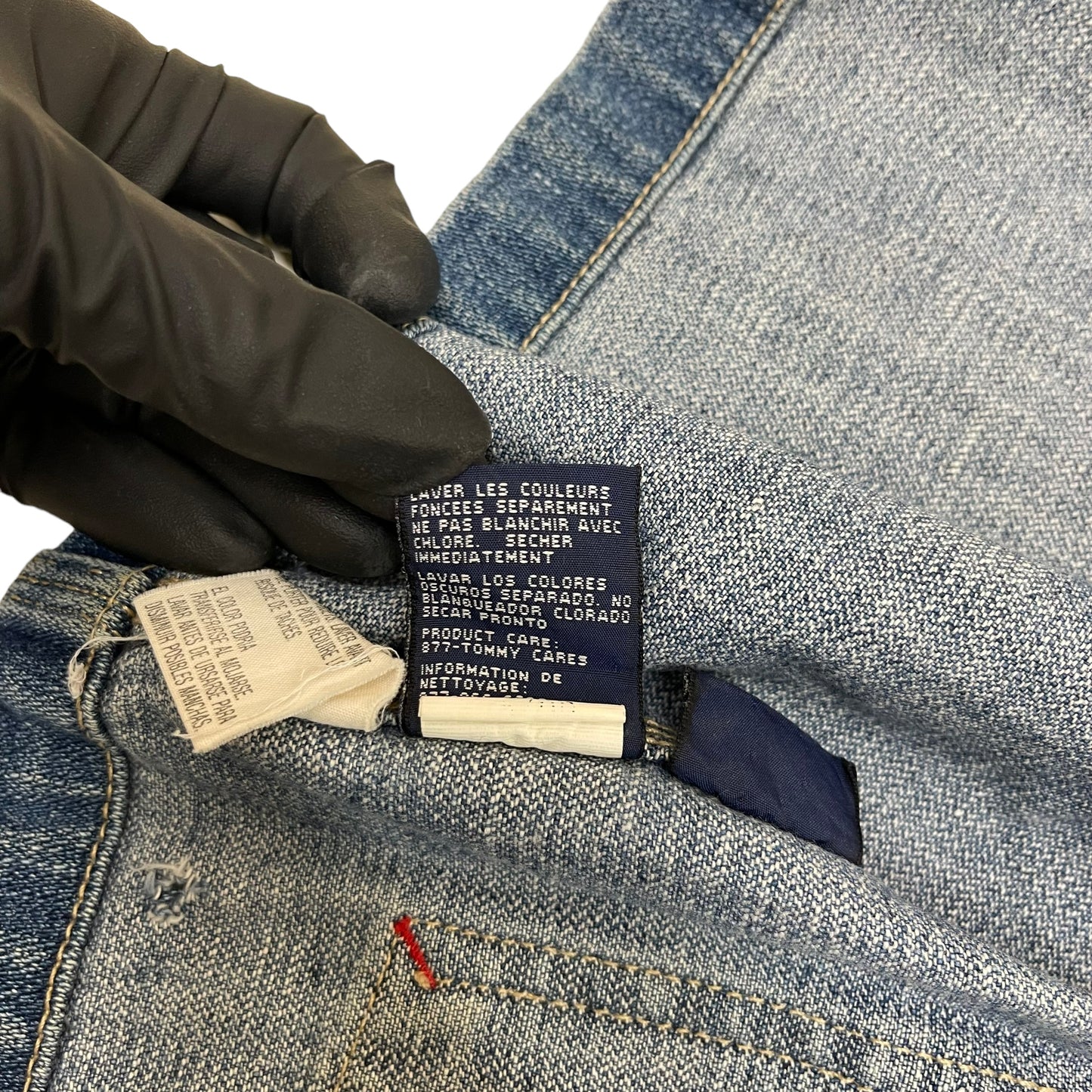 GC442 TOMMY JEANS カバーオール ワークジャケット デニムジャケット インディゴブルー メンズ サイズM