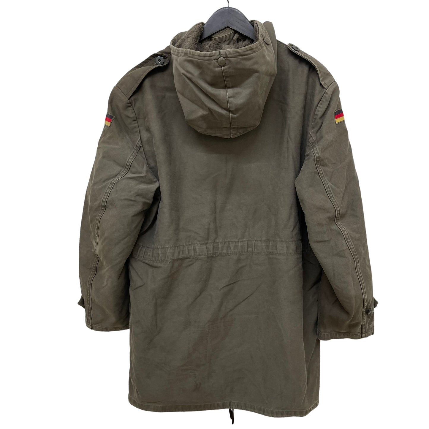 GC146 ドイツ軍 モッズコート 軍服 コート カーキ メンズ インナー着脱可能