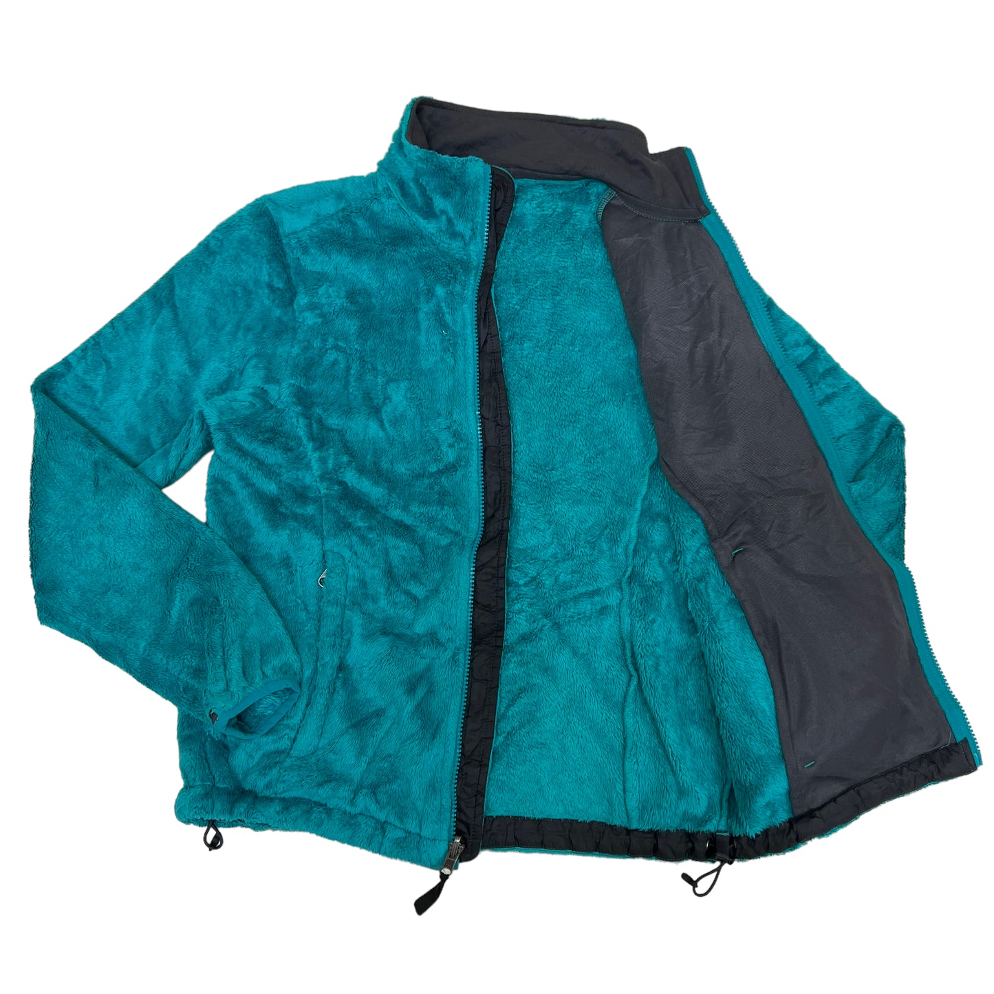 GM153 THE NORTH FACE ザノースフェイス 長袖 ジップアップ フリースジャケット 上着 羽織り トップス グリーン メンズ S