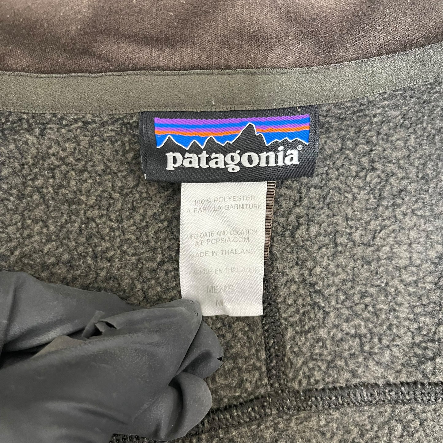 GC347 patagonia フリーストップス トップス ハーフジップアップ ブラウン メンズ サイズM