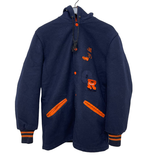 GC260 overbrook Rams  Cheerleader ウールスタジャン スタジャン ジャケット スナップボタン レディース