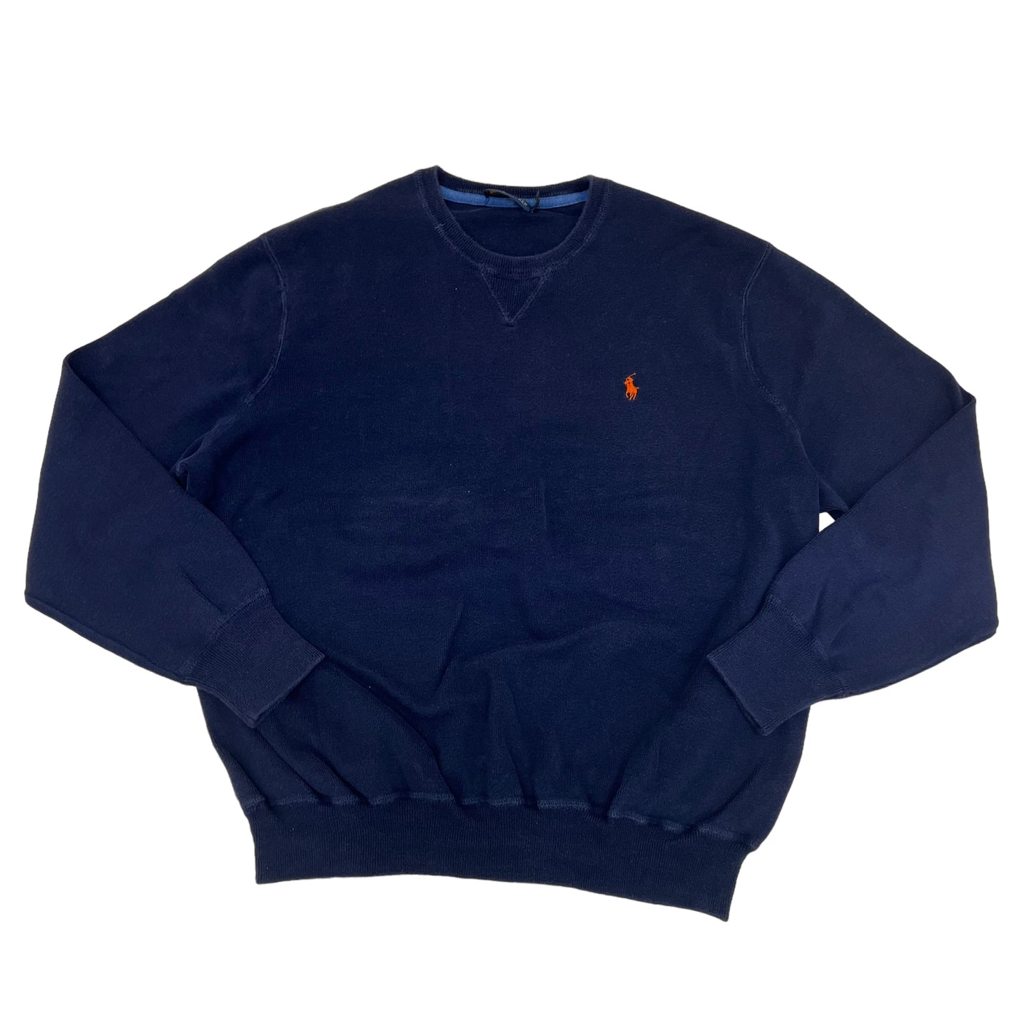 GM236 POLO RALPH LAUREN ポロラルフローレン 長袖 トップス プルオーバー ネイビー メンズ XL