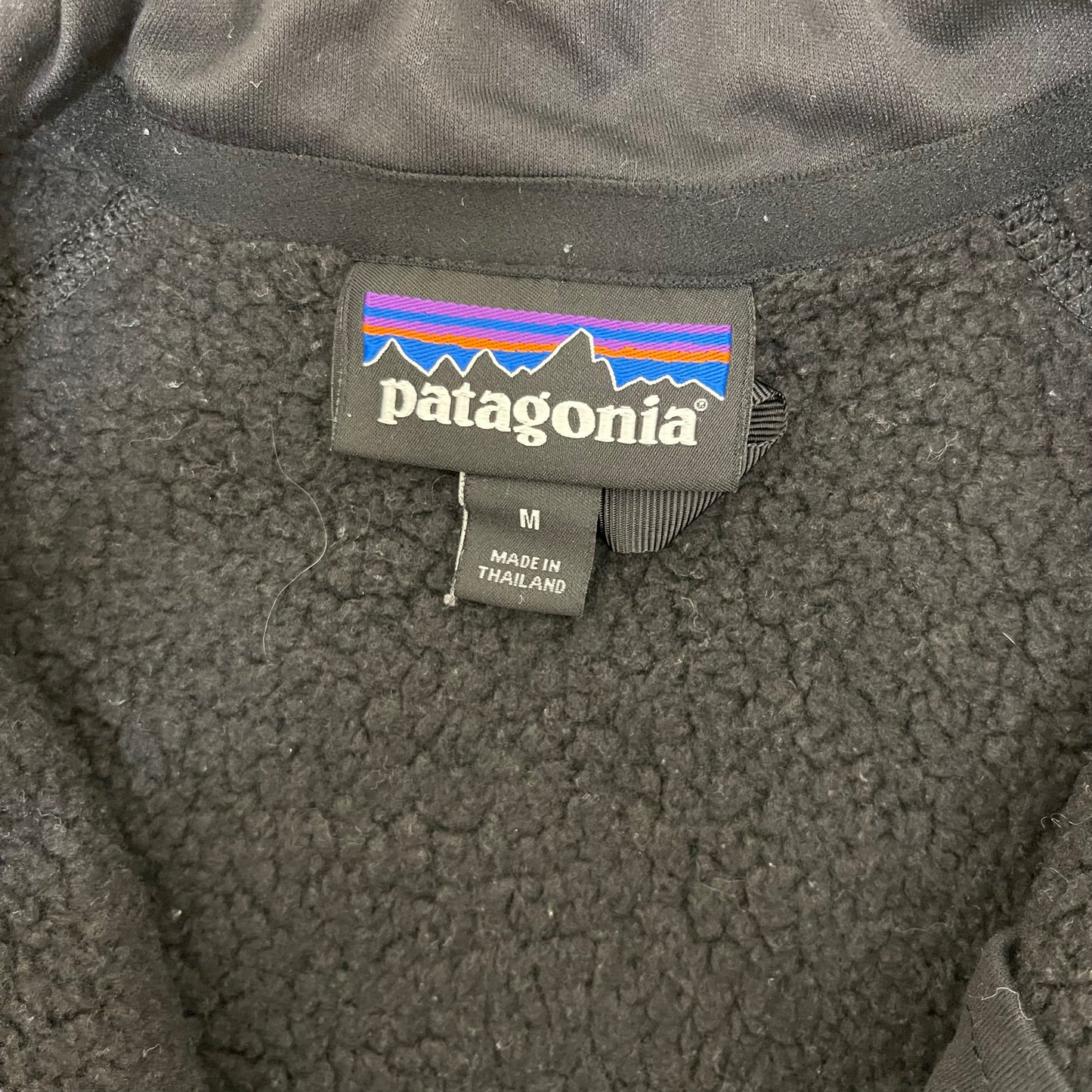 GC97 patagonia ハーフジップアップフリース ブラック メンズ サイズM