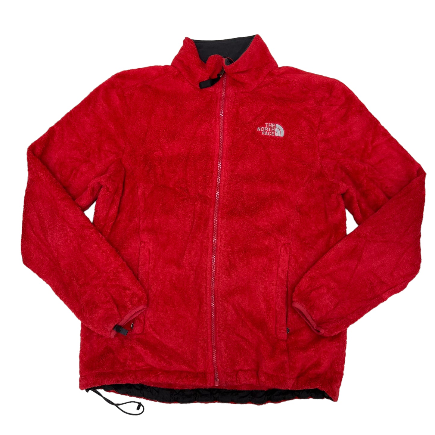 GM166 THE NORTH FACE ザノースフェイス 長袖 ジップアップ フリースジャケット トップス レッド レディース L