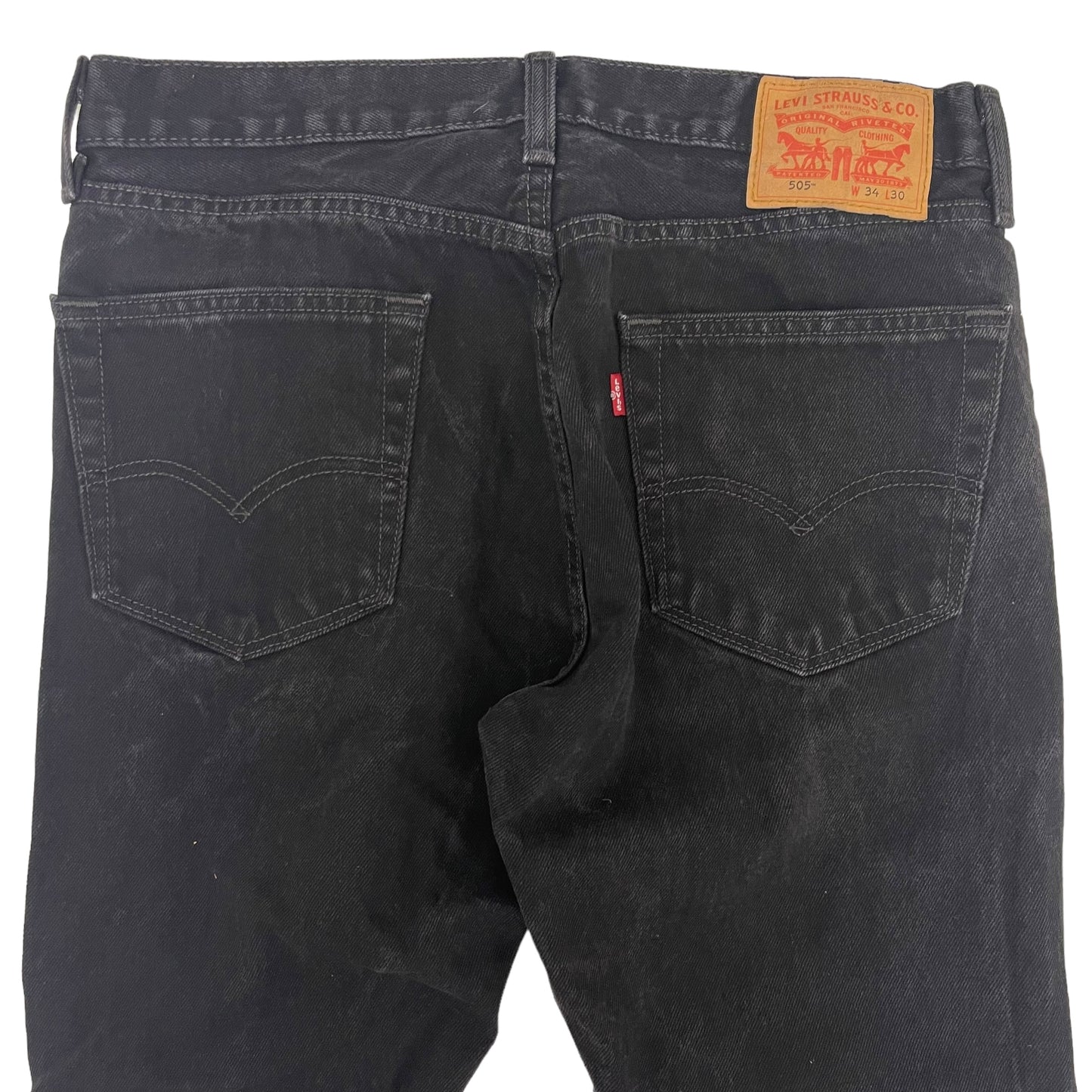 GC833 LEVI'S 505 リーバイス ブラックデニム デニムパンツ デニム ジーパン ジーンズ ズボン メンズ サイズW34L30