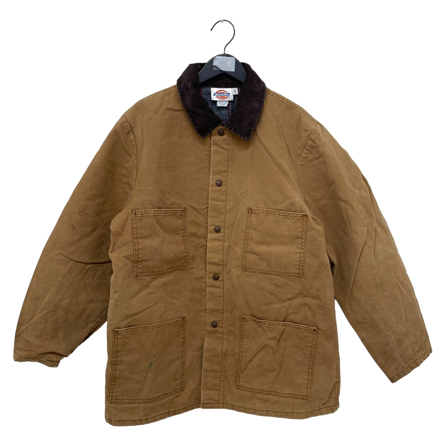 GC220 USA製 Dickies ダックジャケット ダック地 ジャケット ブラウン メンズ サイズ44