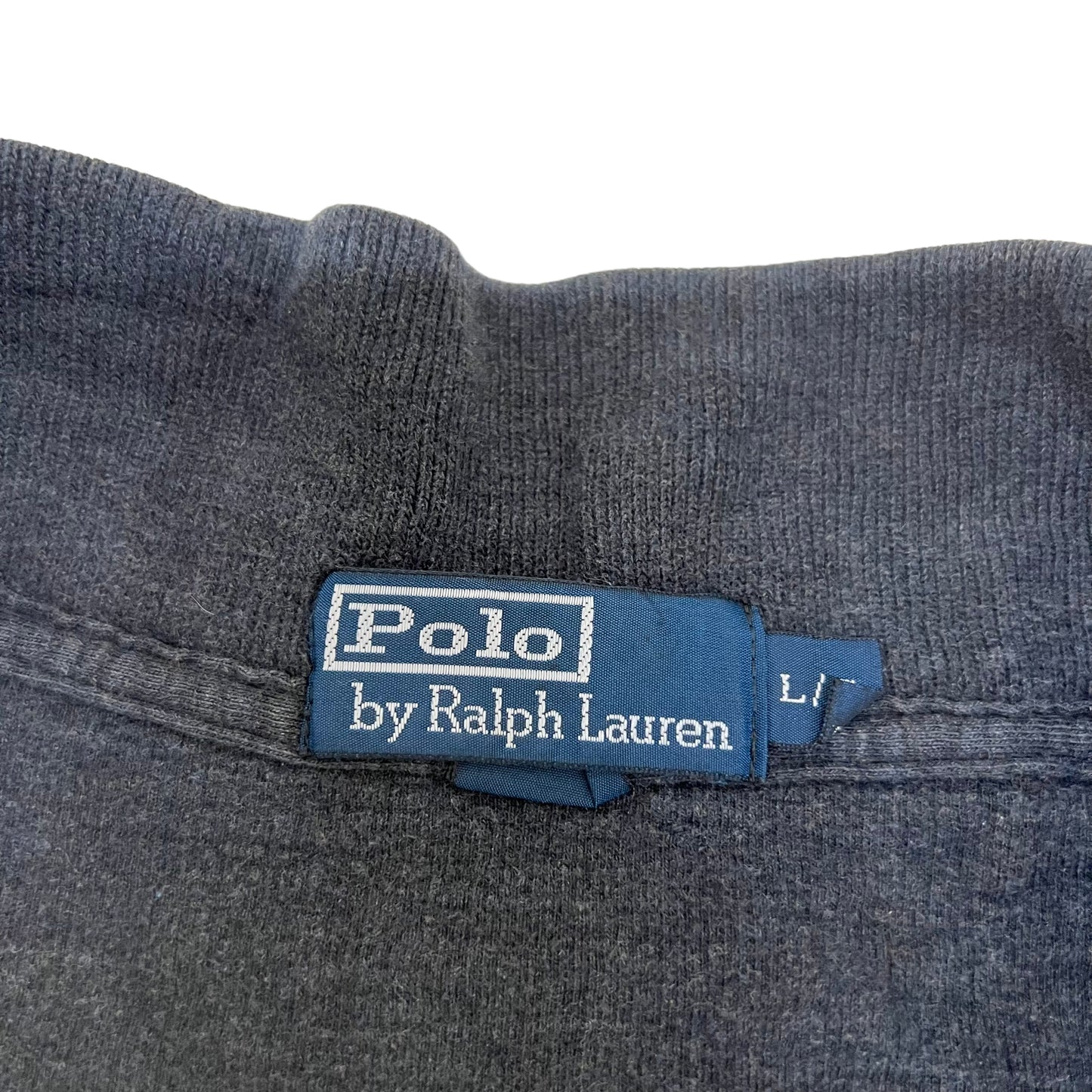 GM206 POLO RALPH LAUREN ポロラルフローレン 長袖 ハーフ ジップアップ トップス グレー系 メンズ L