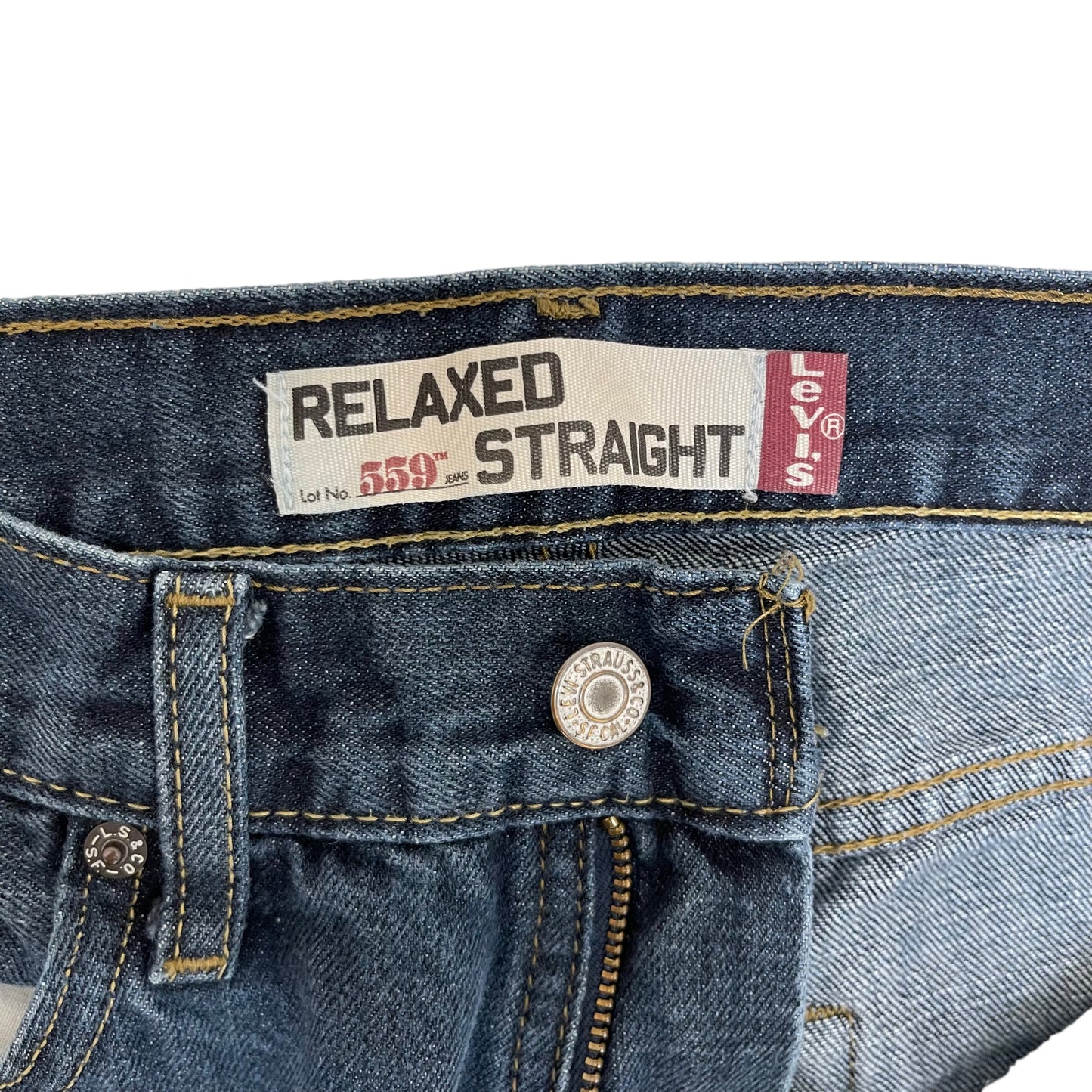 GC15 LEVIS 559 RELAXED STRAIGHTリーバイスデニムパンツ ジーンズ 33×30 メンズ