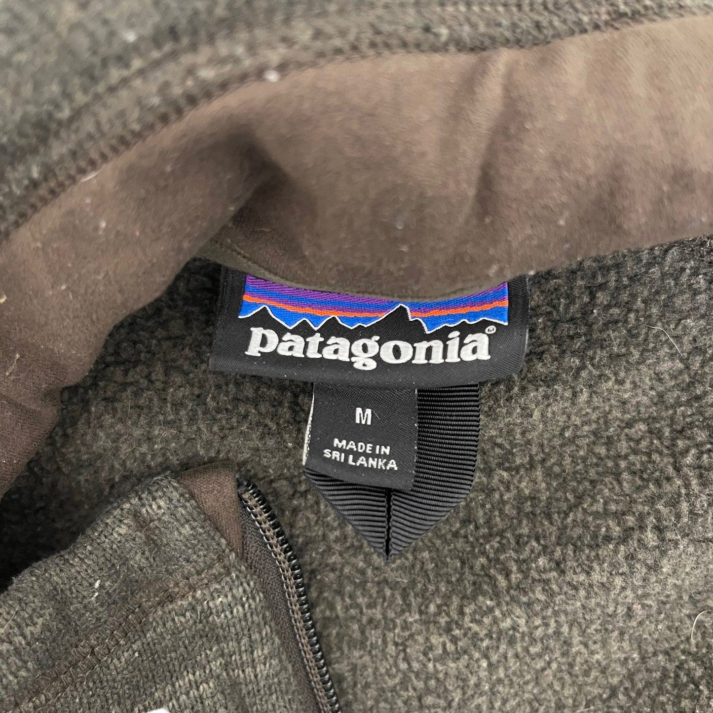 GC101 patagonia フリース ジップアップジャケット ダークグレー メンズ サイズM