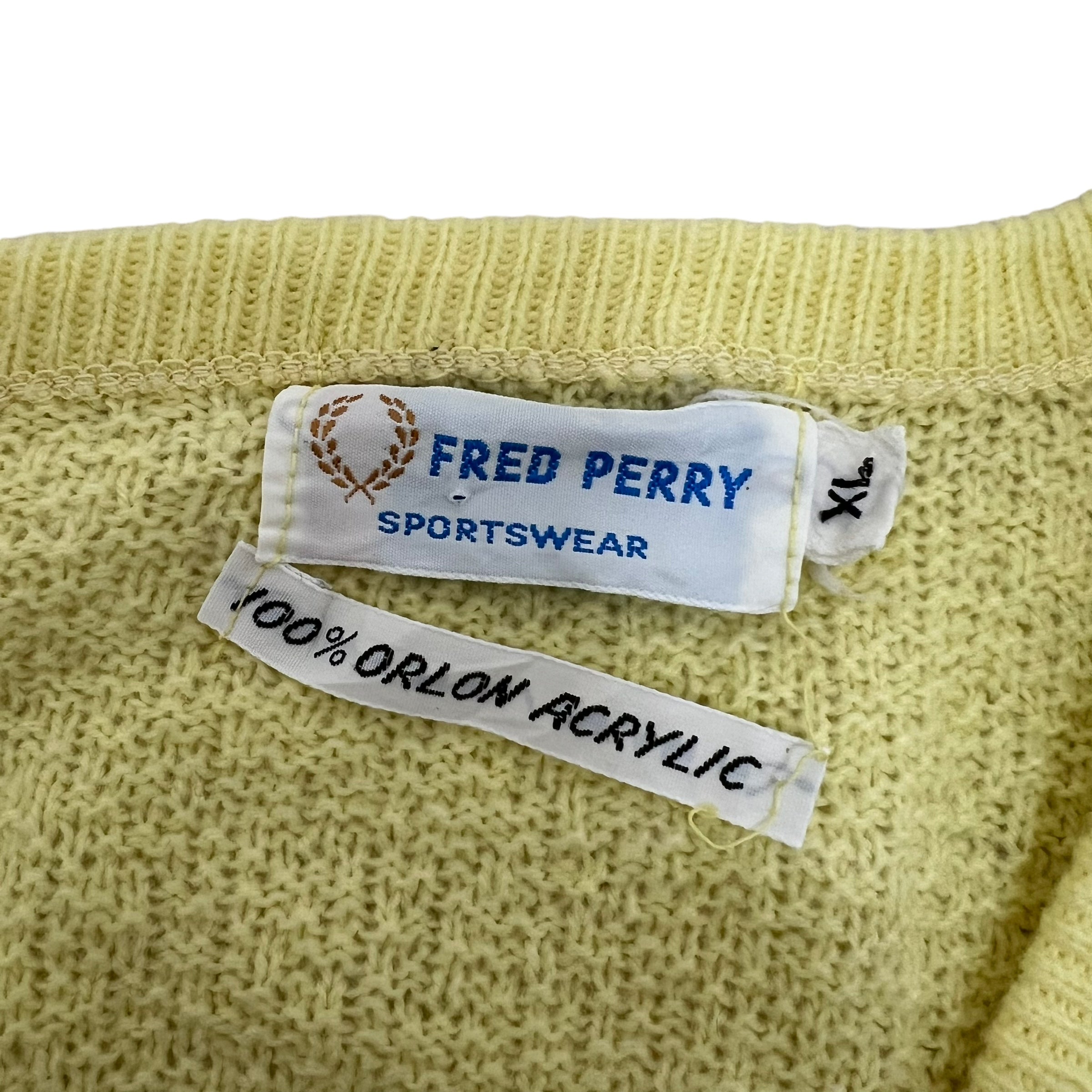 GM357 FRED PERRY フレッドペリー SPORTS WEAR 長袖 ニット