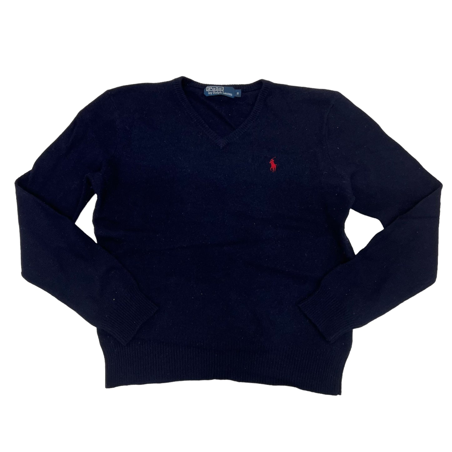 GM252 POLO RALPH LAUREN ポロラルフローレン 長袖 ニット トップス ネイビー系 メンズ S